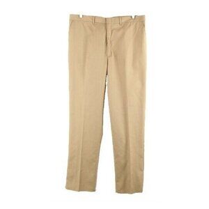 Edwards Sz 42 x 35 Tan Poly Cotton Woven Raw Hem Trouser Work Pant